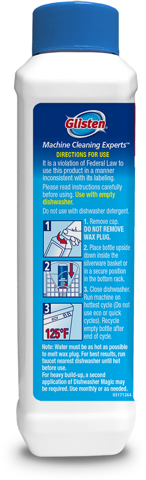 Glisten Dishwasher Magic - Glisten Dishwasher Cleaner (520x1024), Png Download
