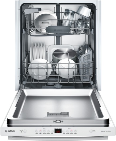 10precision Spray Arms - Bosch 24" Ascenta Series White Built-in Dishwasher (480x480), Png Download