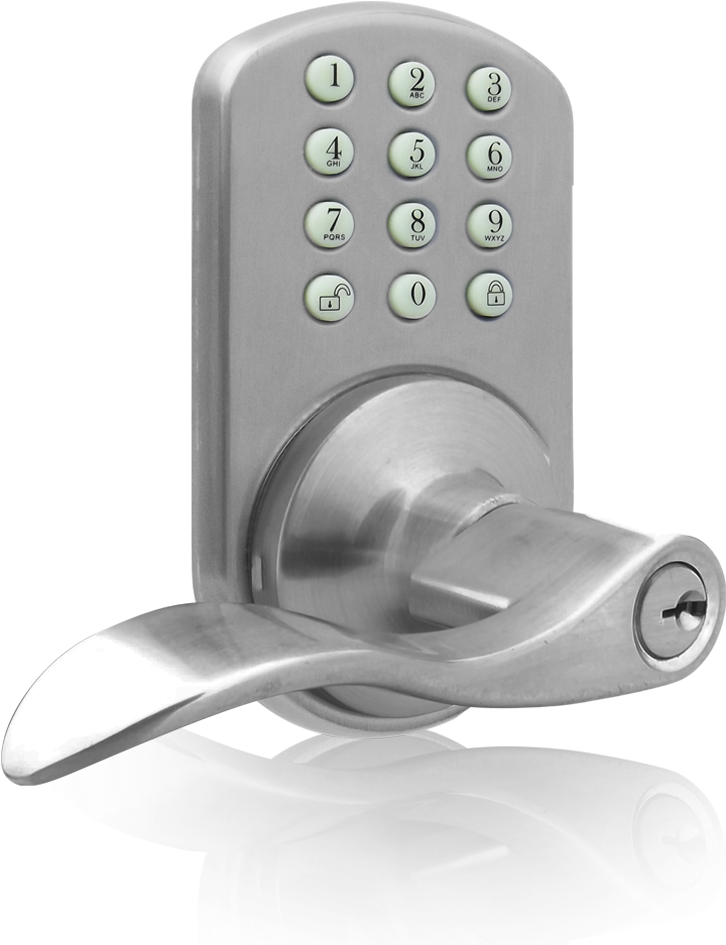 Closet Door Lock With Key Milocks Keyless Electronic Door Lever With