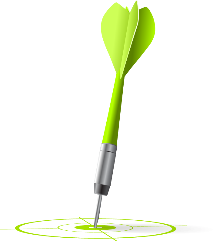 Green Darts Clip Art (754x927), Png Download
