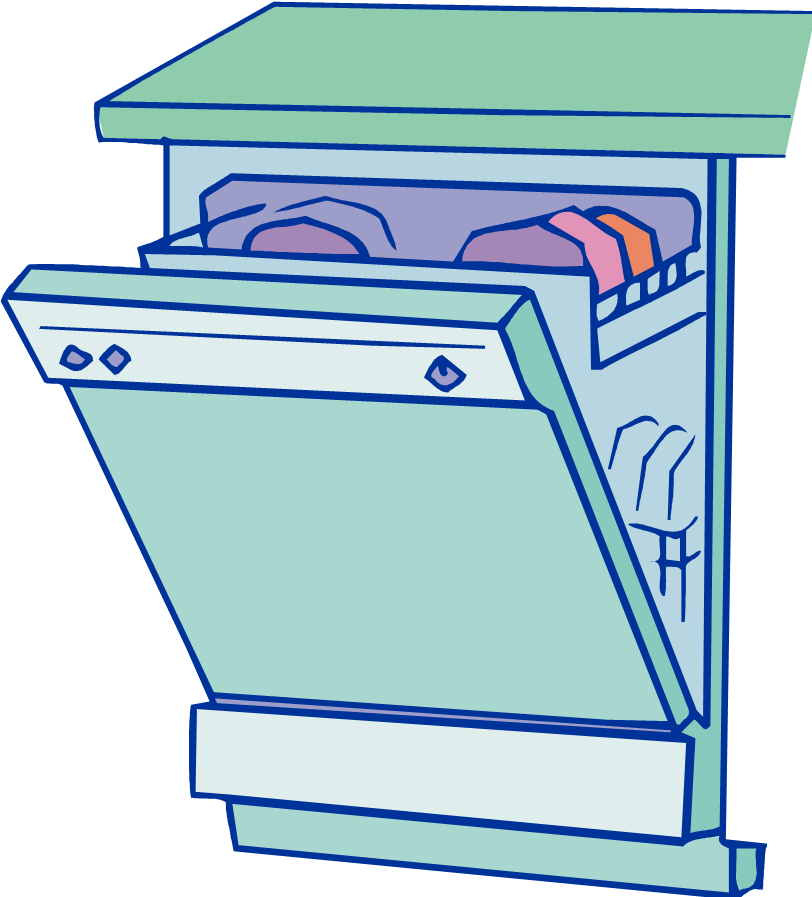 Free Icons Png - Dishwasher Clipart Png (812x897), Png Download