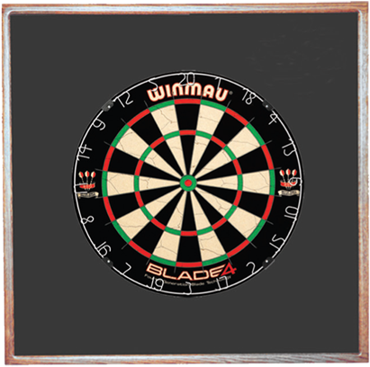 Wood Frame With Foam - Winmau Dartboard Surround Plain (600x600), Png Download