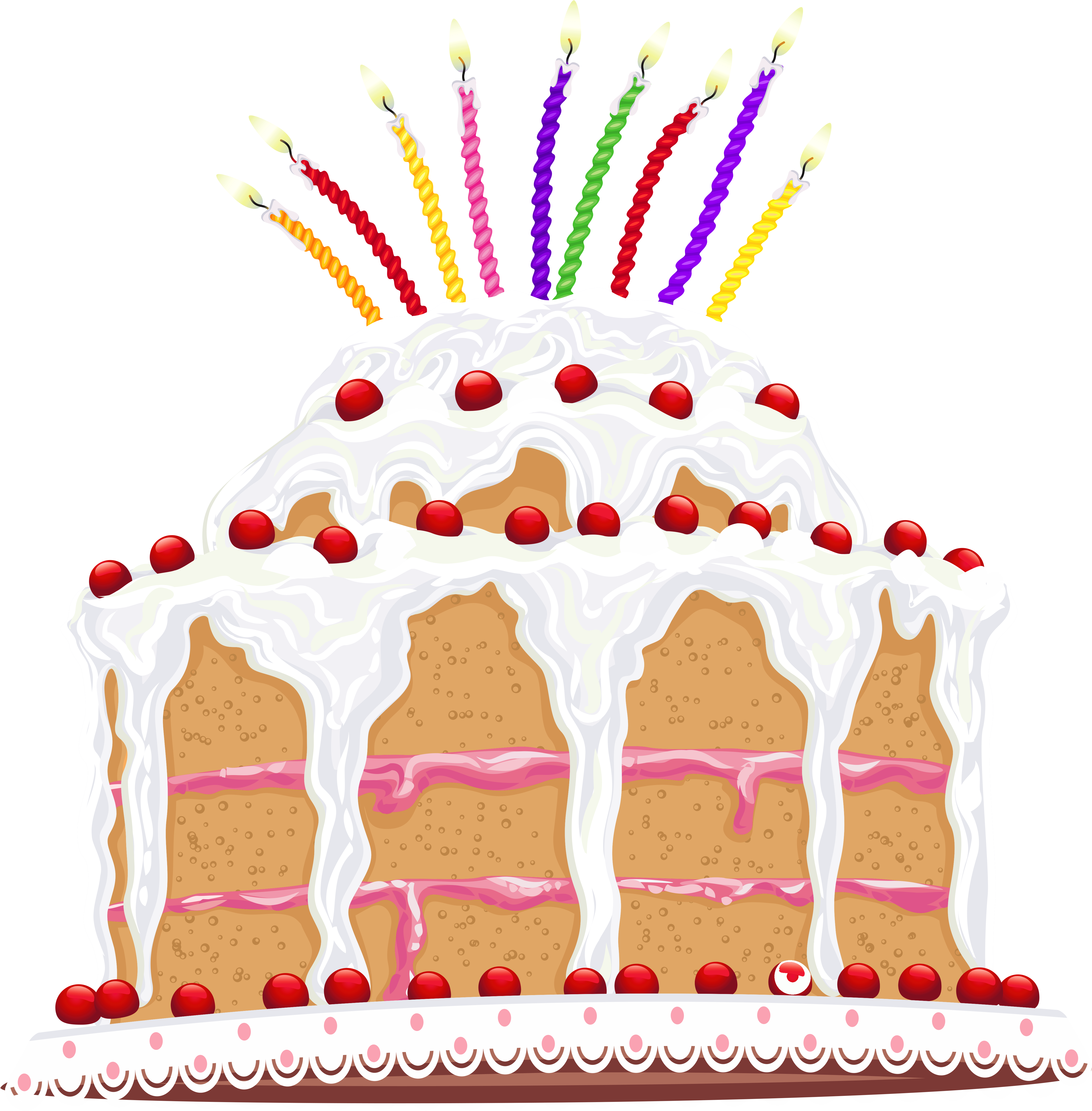 Birthday Cake Png Clipart Picture, Is Available For - Birthday Cake (5139x5372), Png Download