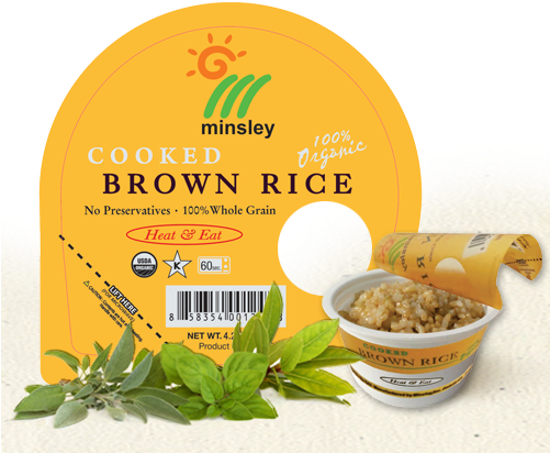 Organic Brown Rice Cup - Cup (500x430), Png Download