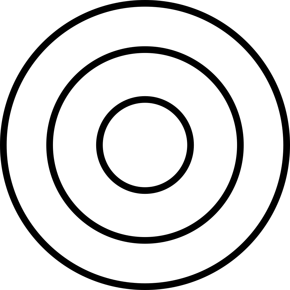 Dart Board Target Comments - Icon (980x980), Png Download
