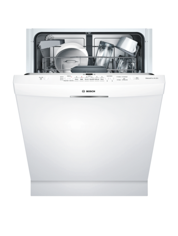 7sanitize Option - Bosch 24" Ascenta Series White Built-in Dishwasher (480x480), Png Download