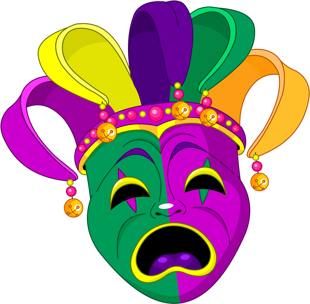 Mardi Gras Clipart February Holiday - Mardi Gras Clipart (1024x983), Png Download