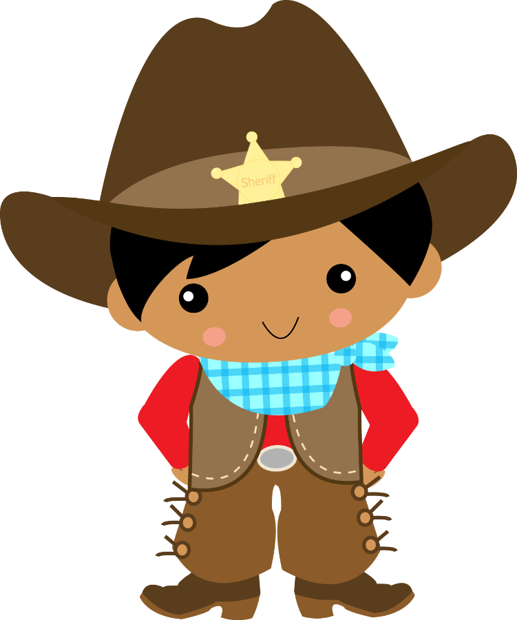 Vaquero Clipart - Cowboy And Cowgirl Clipart (751x900), Png Download