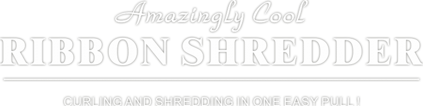Poly Curling Ribbon Bows Ribbon Shredder And Curler - Ribbon (832x210), Png Download
