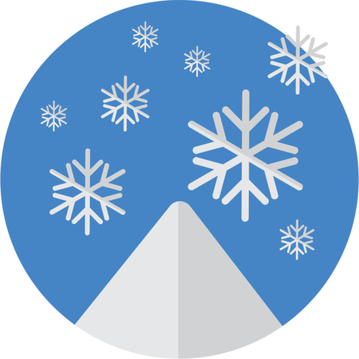 Snowflakes,snow,512x512 Icon - Snow Flat Icon (511x511), Png Download