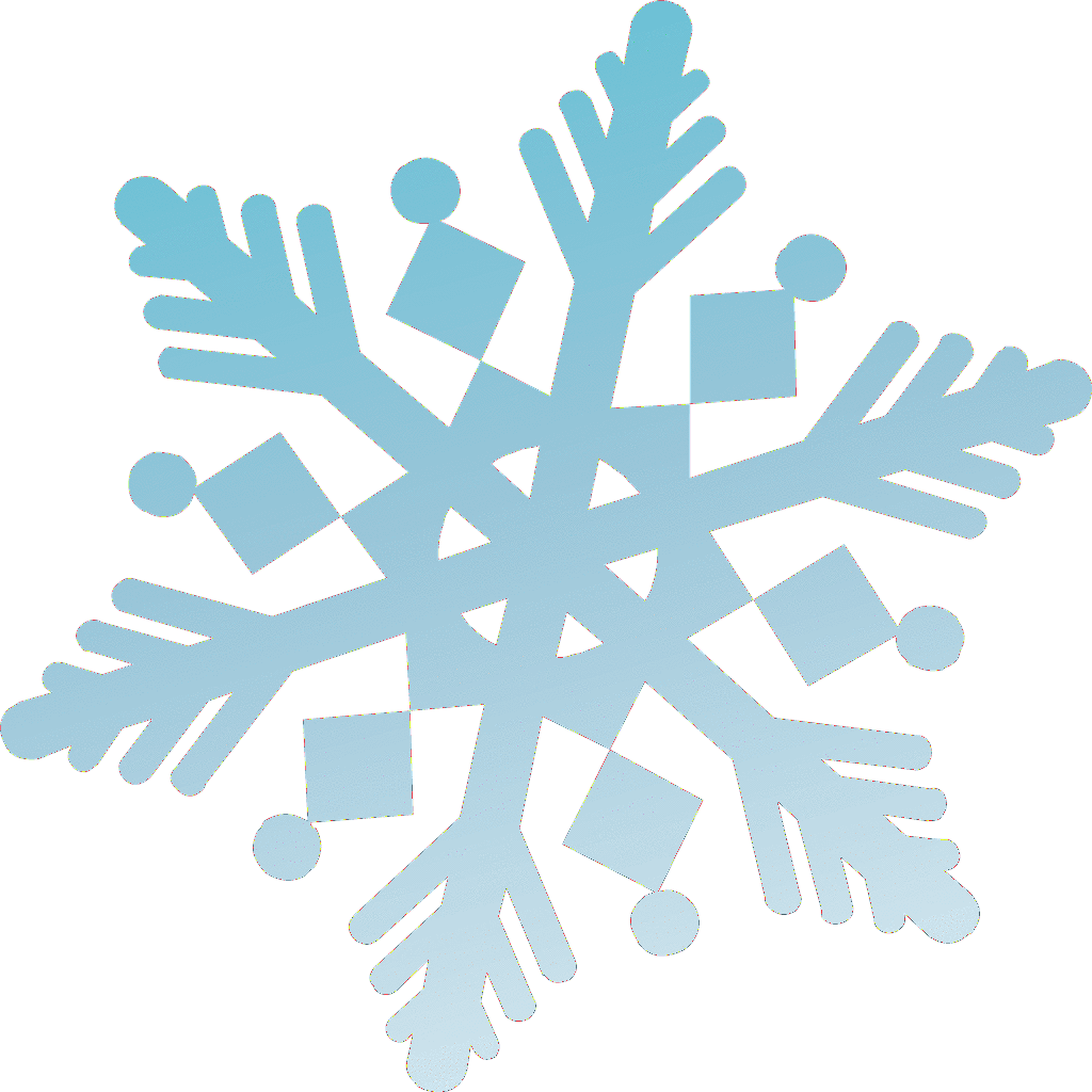 Blue Snowflake Png - Blue Snowflake (550x550), Png Download