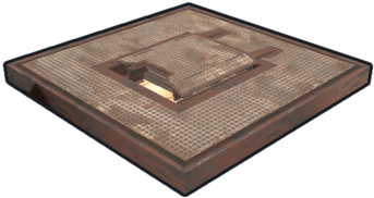 Ladder Hatch - Rust Люк (350x350), Png Download