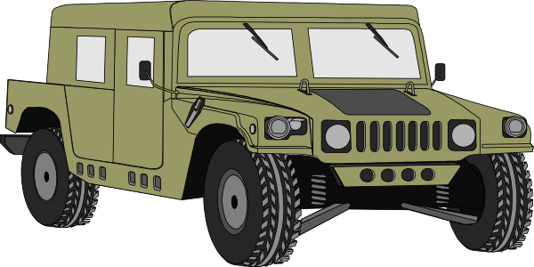 Small - Hummer Clip Art (600x300), Png Download
