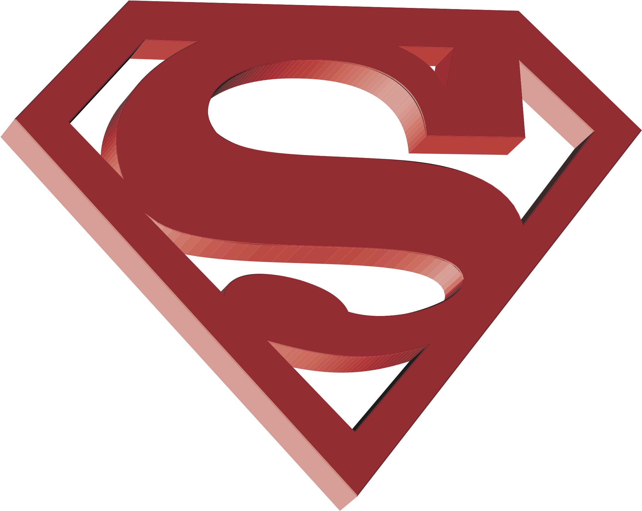 Superman Logo Png Transparent - Simbolo De Super Chica (2400x2400), Png Download