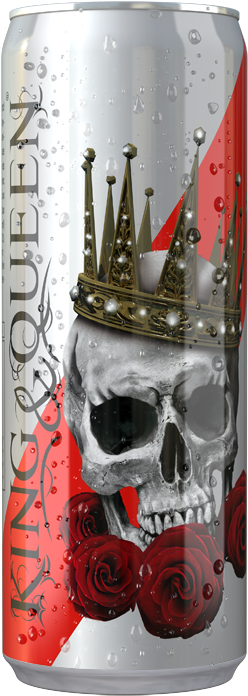 العربية - King And Queen Energy Drink (324x705), Png Download