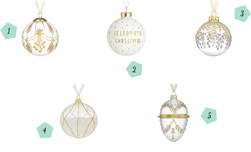 John Lewis Christmas Baubles - Circle (900x600), Png Download