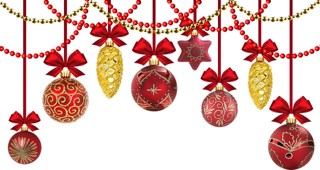 Free Photo Christmas Decorations Christmas Isolated - Christmas Party (640x340), Png Download