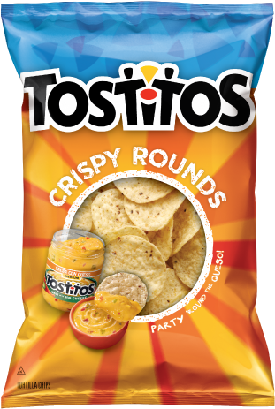 Doritos Clipart Corn Chip - Tostitos Crispy Rounds (310x480), Png Download