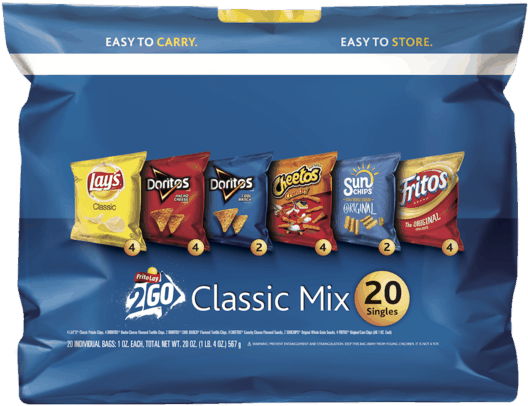 Frito Lay Variety Pack (600x455), Png Download