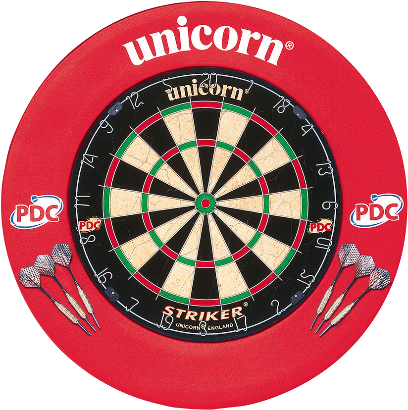 Striker Dartboard And Surround - Dart Board Foam Surround (1018x933), Png Download