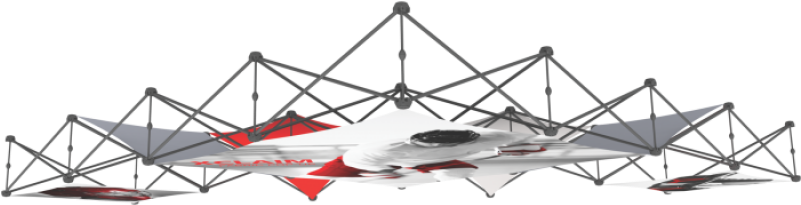 Pyramid 3d Pyramid Popup Display Xclaim 14ft 10 Kit - Triangle (800x800), Png Download