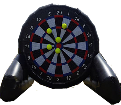 Giant Soccer Dart Board Interactive Inflatable - Us Marine Corps 2 Airsoft Pistols With Target Kit (415x415), Png Download