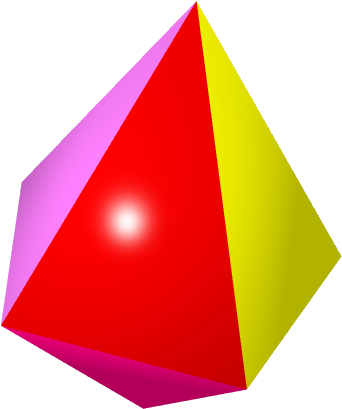 - Dipyramids And Prisms - Piramide Hexagonal 3d (369x428), Png Download