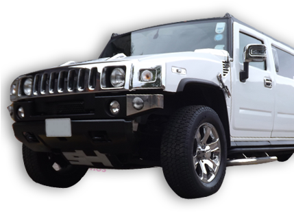 White Hummer Limo Hire Birmingham - Hummer H2 (428x365), Png Download