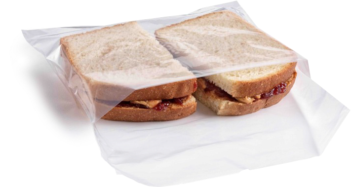 The Wealthy Had Ziploc Bags - Sandwich Bags Without Zipper (800x481), Png Download