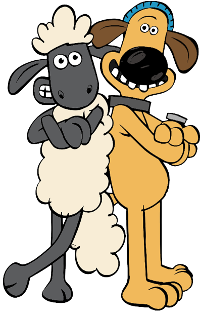 Sheep Clipart Shaun The Sheep - Shaun The Sheep (396x616), Png Download