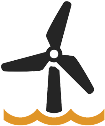 How To Draw An Oil Rig - Offshore Wind Turbine Icon (500x500), Png Download