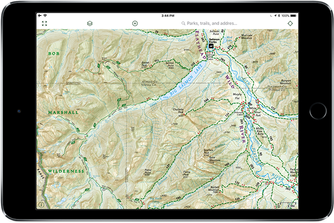 Gaia Gps Adds Bob Marshall Wilderness To National Geographic - Bob Marshall Wilderness [book] (800x575), Png Download