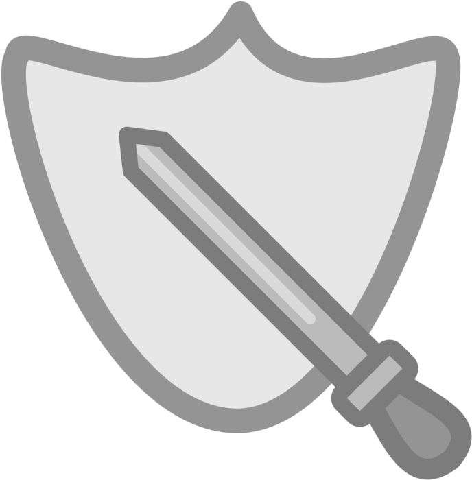 Medieval Illustrations Computer Icons Sword Shield - Clip Art (750x750), Png Download