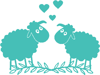 Sheep Clipart Wedding - Sheep (425x317), Png Download