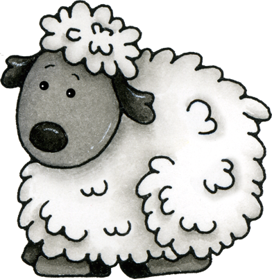 Lamb Clipart Manger - Christmas Day (392x402), Png Download