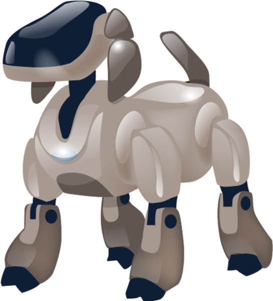 Animal Clipart Robot - Robot Dog Free Clipart (600x600), Png Download