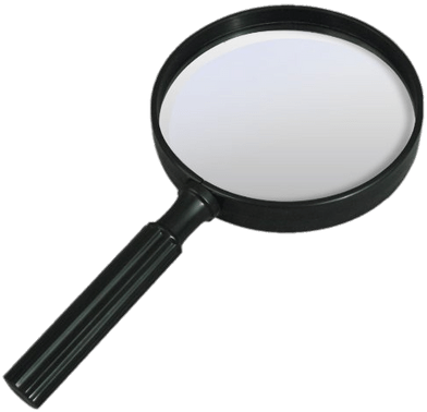 5" X 3" Magnifying Glass (400x400), Png Download