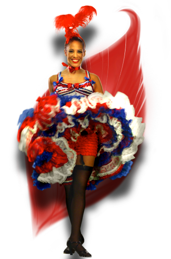 Can Can De Paris™ - Can Can Dancer Png (353x535), Png Download