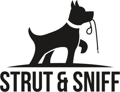 Strut And Sniff Dog Logo - Rock N Roll Star Oasis (417x319), Png Download