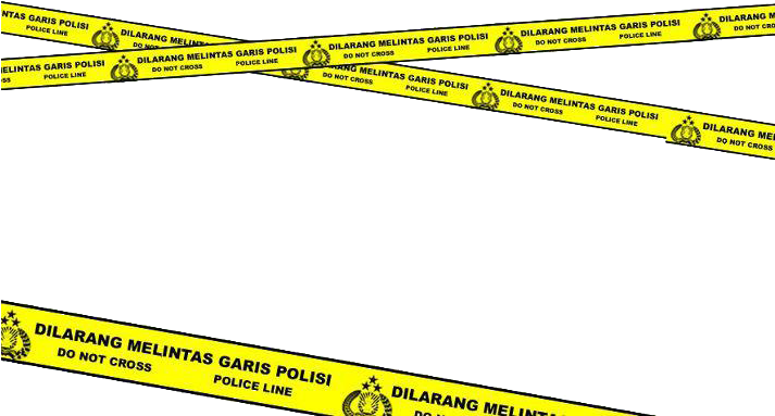 Garis Polisi Png - Dilarang Melintas Garis Polisi (720x519), Png Download