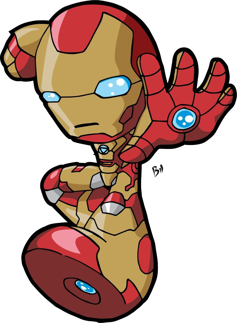 Chibi Iron Man 3 (766x1043), Png Download