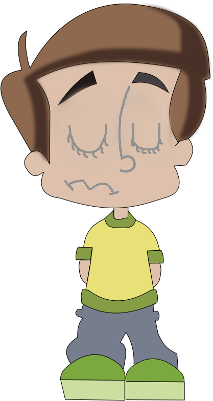 7th Grade Boy Cartoon (494x800), Png Download