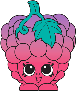 Gabriella Grape - Shopkins Grape Png (577x506), Png Download