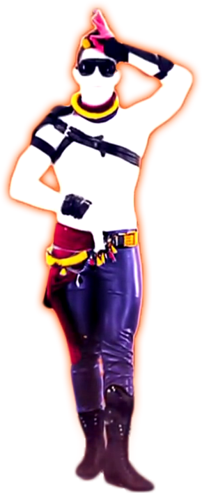 Animals Extreme Transparent - Just Dance (290x707), Png Download