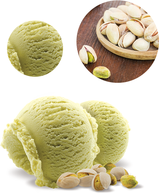 Pistachio Ice Cream (583x744), Png Download