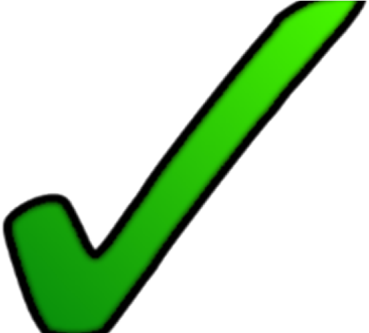 Green Tick (640x480), Png Download