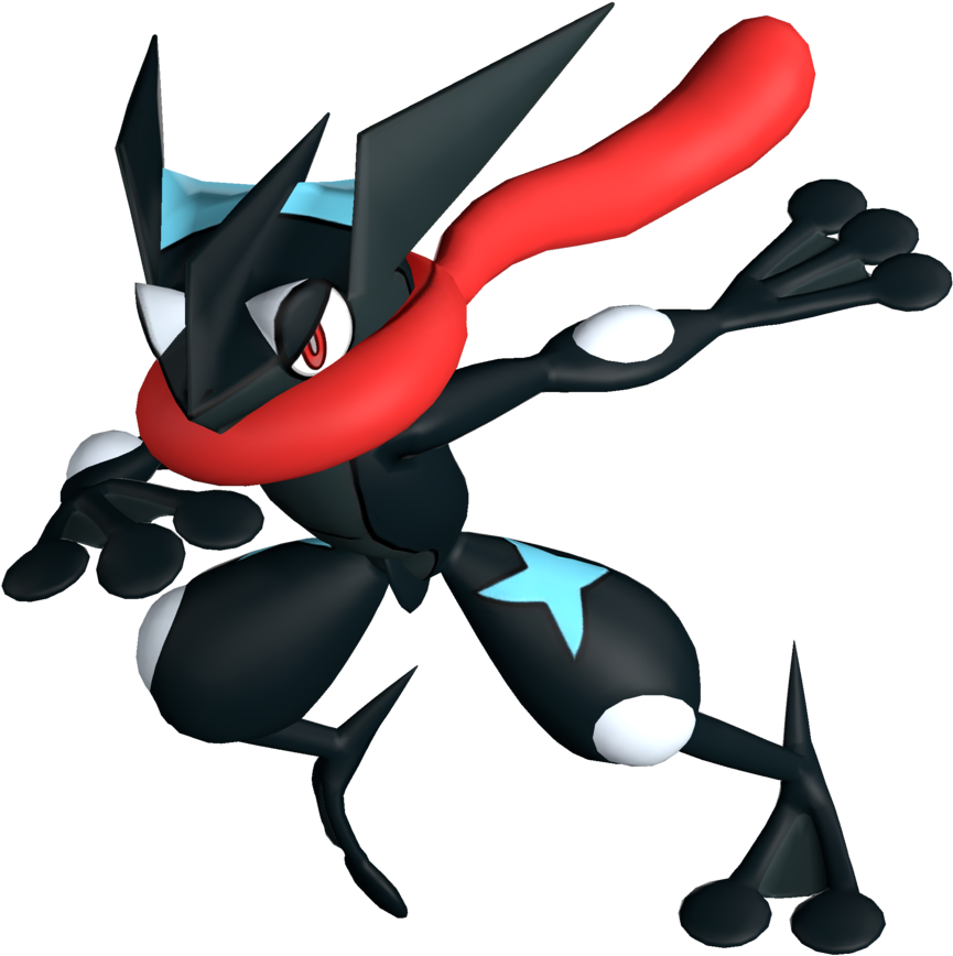 Green Tick Red Cross Png - Shiny Ash Greninja Png (913x874), Png Download