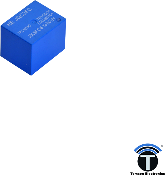 12 V Single Contact Sugar Cube Relay - Relay (1024x1024), Png Download