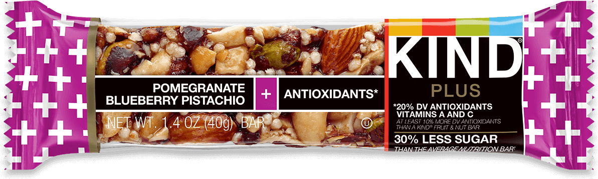 Pomegranate Blueberry Pistachio Antioxidants - Kind Bar Dark Chocolate Cherry Cashew (1334x564), Png Download