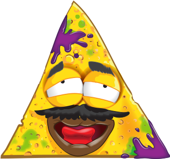 Nasty Nacho Artwork - Grossery Gang Official Art (367x371), Png Download
